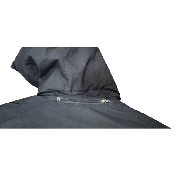 The North Face HyVent Insulated Parka Jacket Black Hooded Winter Coat  Size XL - Picture 7 of 14